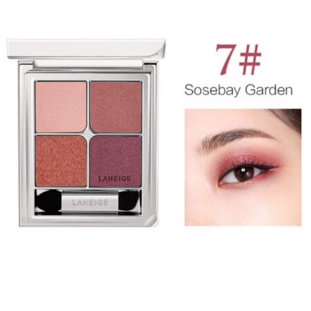 LANEIGE Ideal Shadow Quad: #7 Rosebay Garden Eyeshadow Palette, NIB
